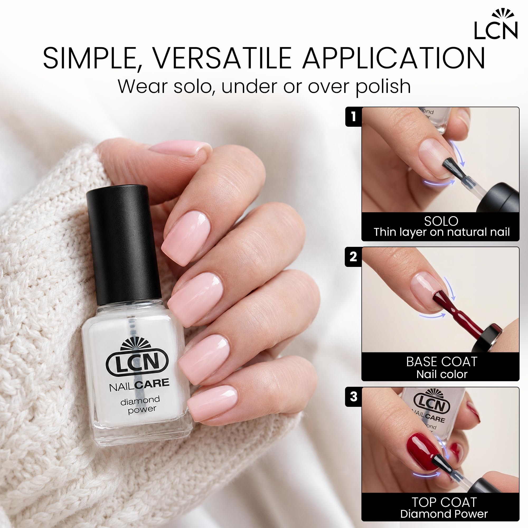 Amazon | LCN ダイヤモンドパワー 8ml | LCN | トップコート 通販